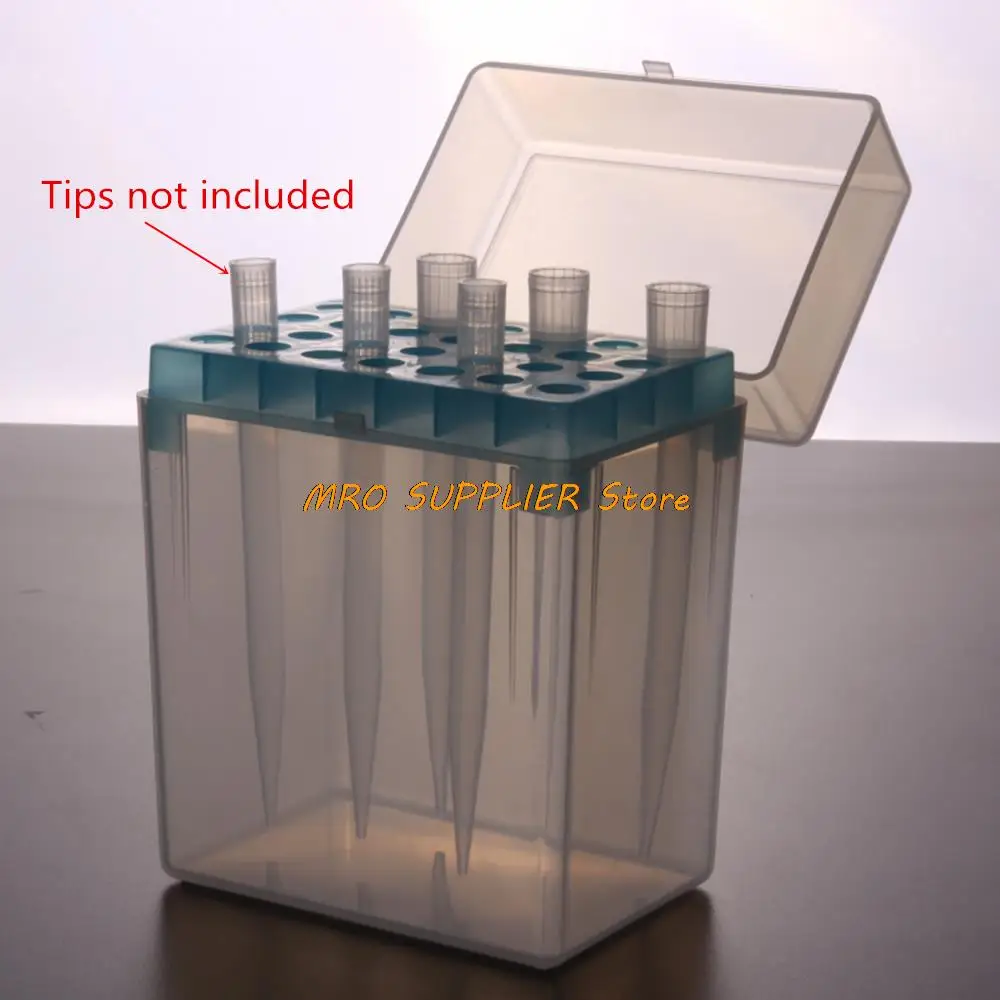 Rectangular 28 Positions Laboratory 5ml Pipette Pipettor Tip Holder Box