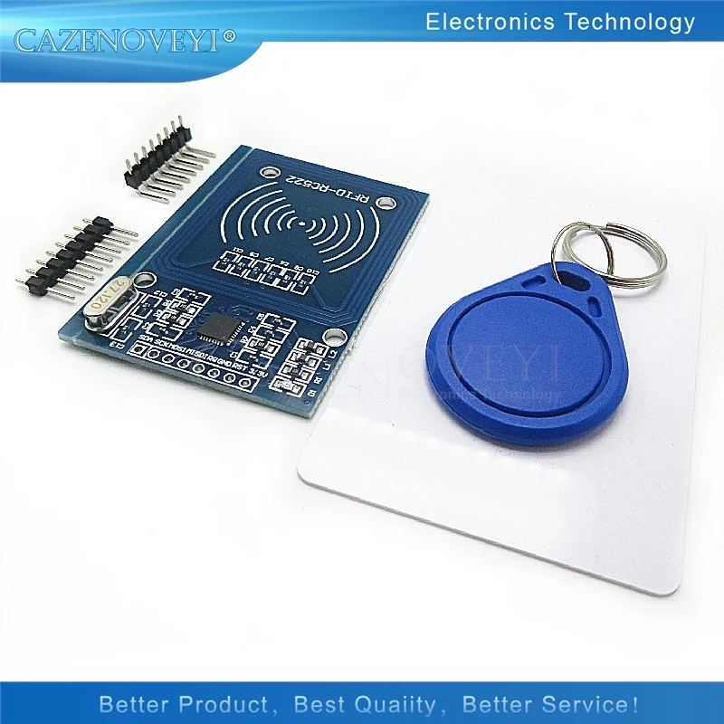 1pcs/lot MFRC-522 RC522 RFID RF IC card sensor  to send S50 Fudan card,keychain for  In Stock