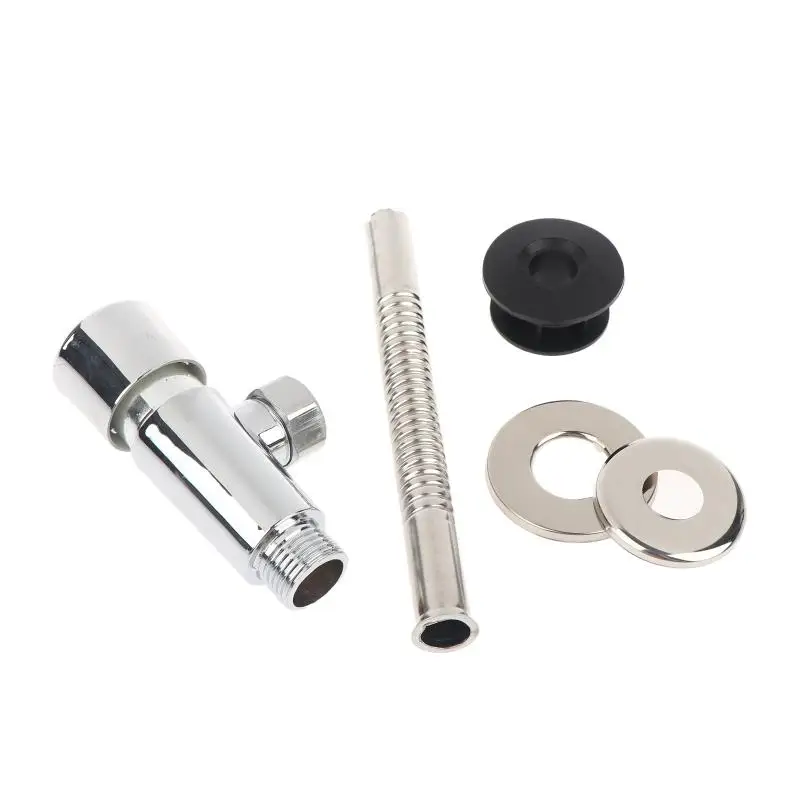 Urinal Toilet Flush Valve Button Type Manual Delay Automatic Shutoff Push Urinal Valve Straight For Public Toilet Bathroom Parts