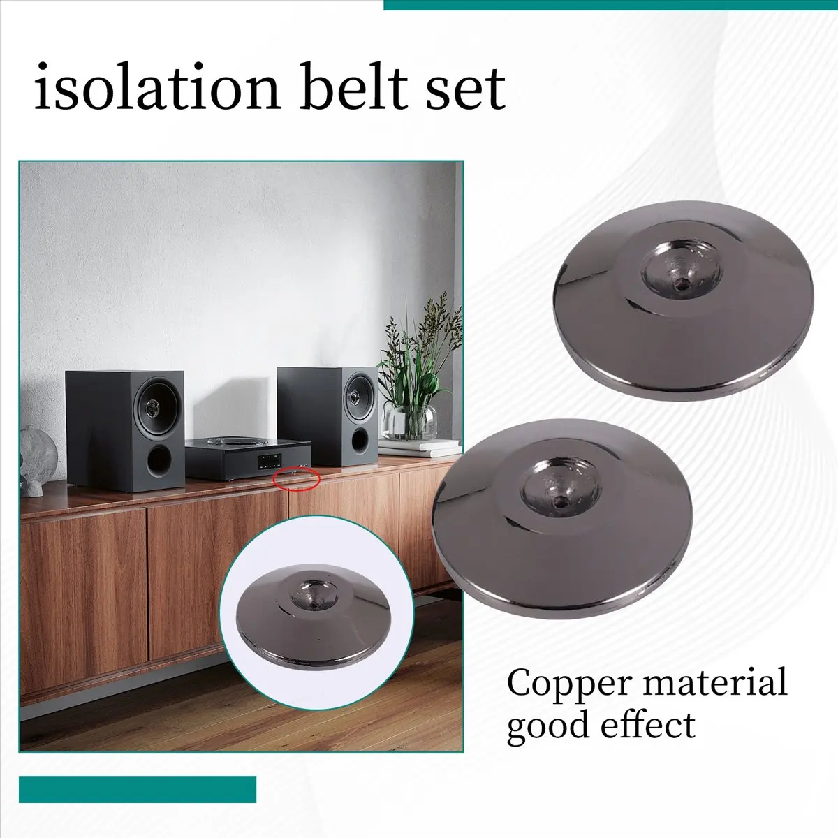 

Изысканный-4 шт. подушечки для динамиков из чистой меди с шипами, Hi-Fi коробка для динамиков, изолирующая напольная подставка, конусная основа для ног, подушечка для обуви (черный)