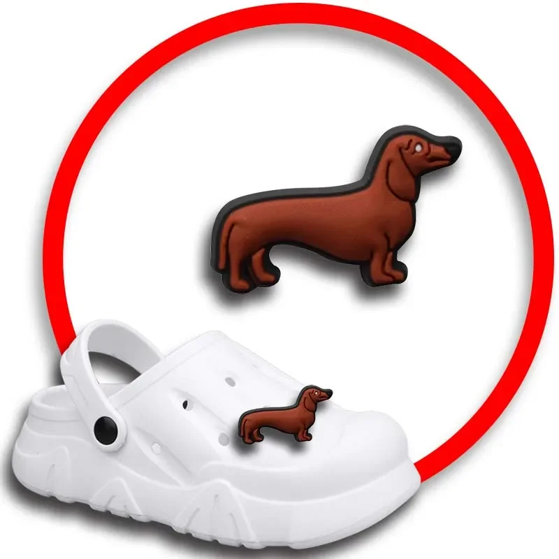 Fox Animal Shoe Charms for Crocs Sandals Women Clogs Pins Shoe Decorations Accessory Men Badges Girls Kids Shoes Accessories