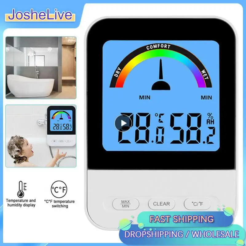 

Thermohygrometer Indoor Digital Large Lcd Screen Electronic Real-time Monitoring Temperature And Humidity Changes Hygrometer