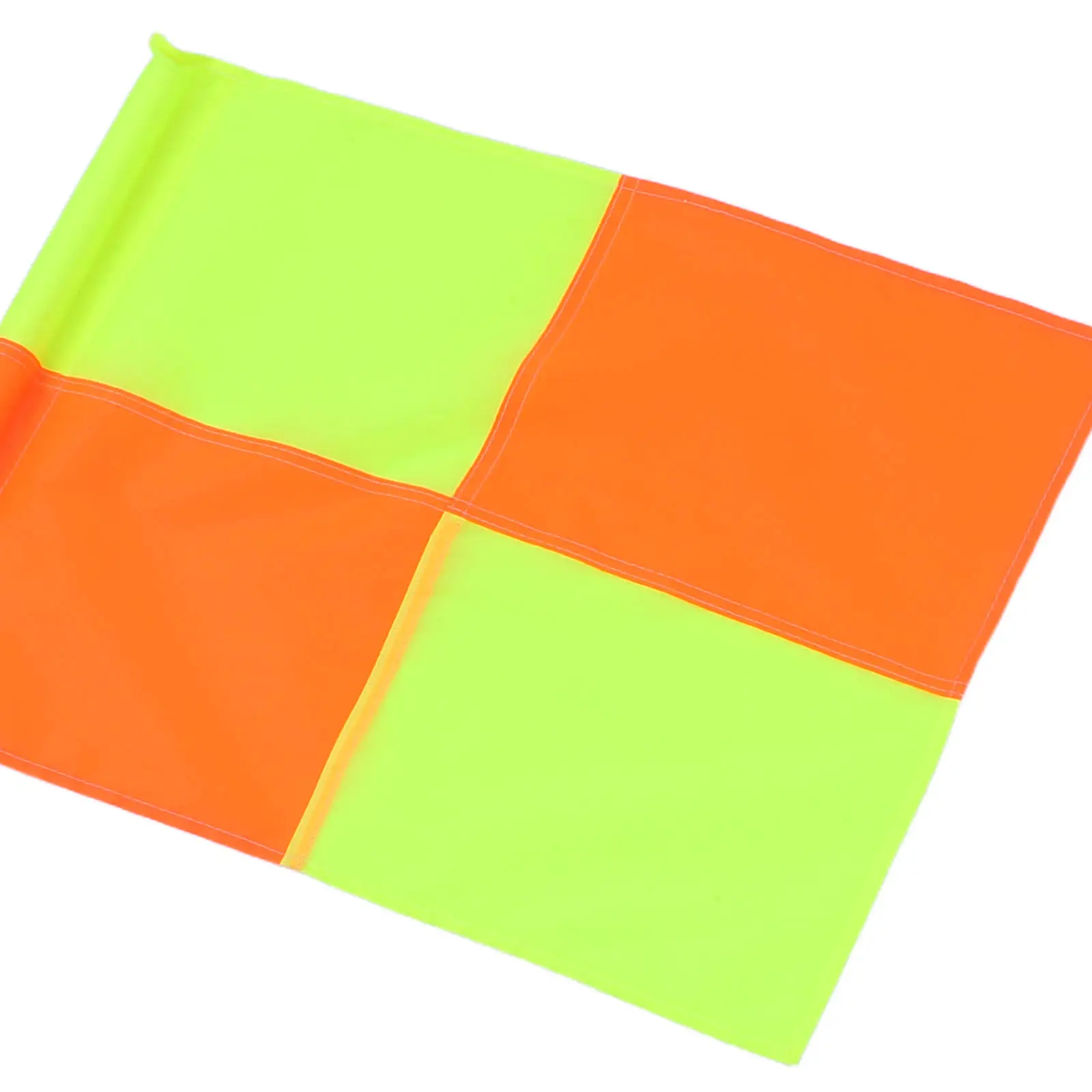 2Pcs Referee Signal Flags Sponge Handle Secure Grip Soccer Football Volleyball Sports Match Athletic Tools view 5