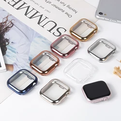Cover For Apple Watch Case 44mm 40mm 45mm 41mm 42mm 46mm 38mm screen protector silicone bumper iwatch series 3 4 5 6 se 7 8 9 10