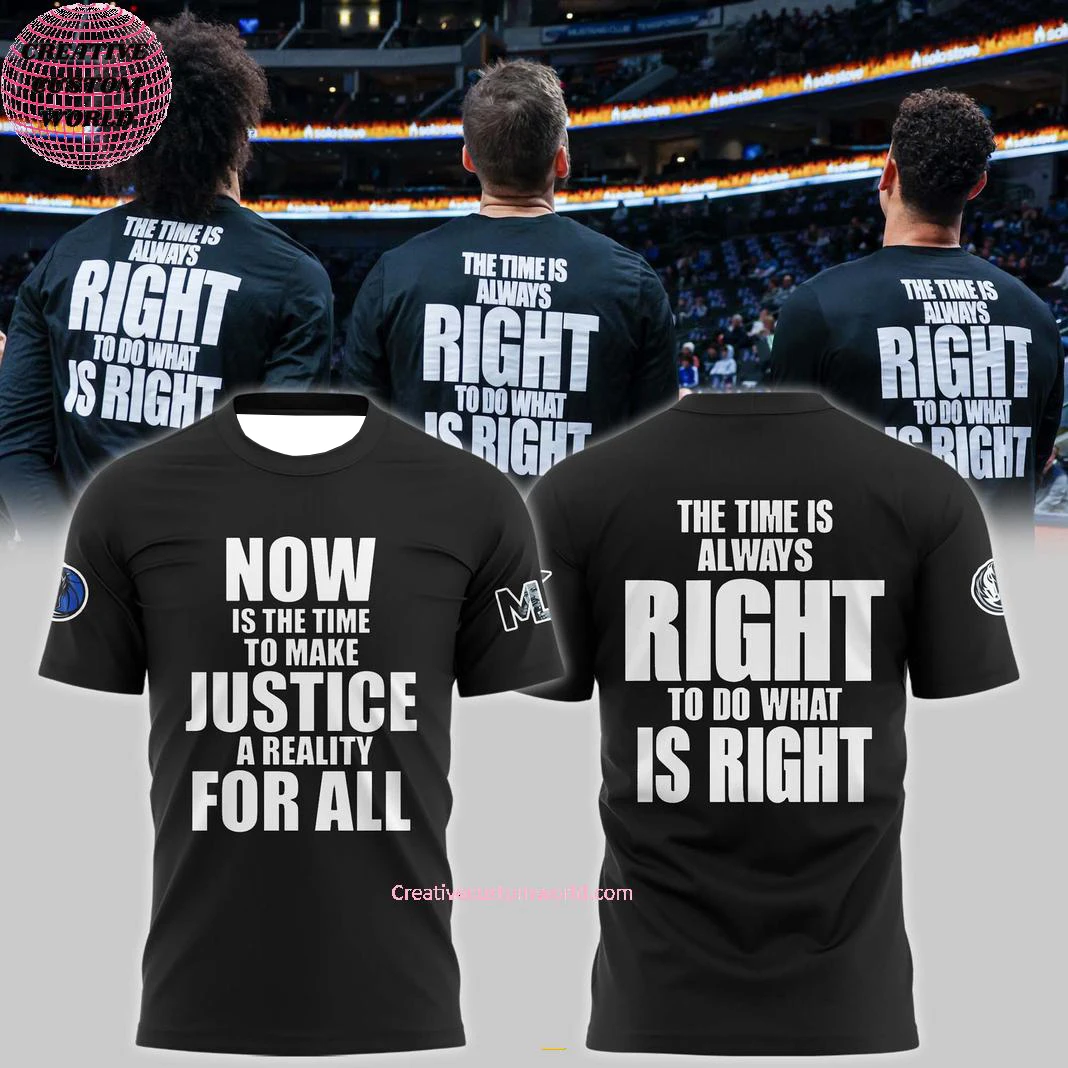 2025 Quick Dry T-Shirt Dallas Mavericks Martin Luther King Jr. Memorial Day Fans Limited Edition 3DT-Shirt Sports Short Sleeve