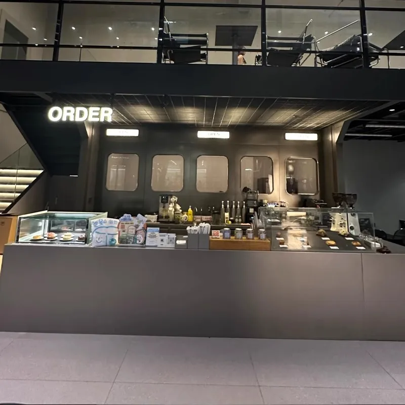 custom.Brushed 304 Stainless Steel High Bar Table Commercial Coffee Shop Equipment Café
