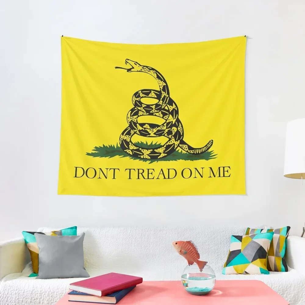 

Don't Tread on Me Gadsden flag Tapestry Decoration Wall Home Decorations Aesthetic Tapestry
