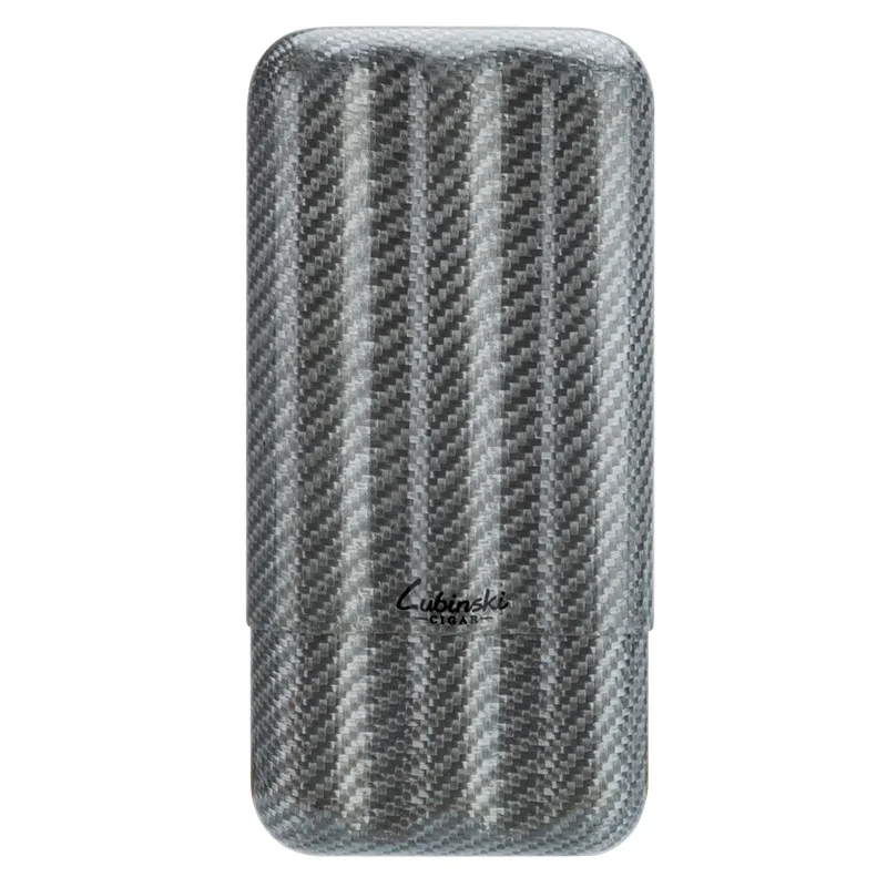 

Чехол для сигар, увлажняющая трубка, хьюмидор из углеродного волокна, портативный, из 3 предметов, с рукавом для сигар, трубка для сигар