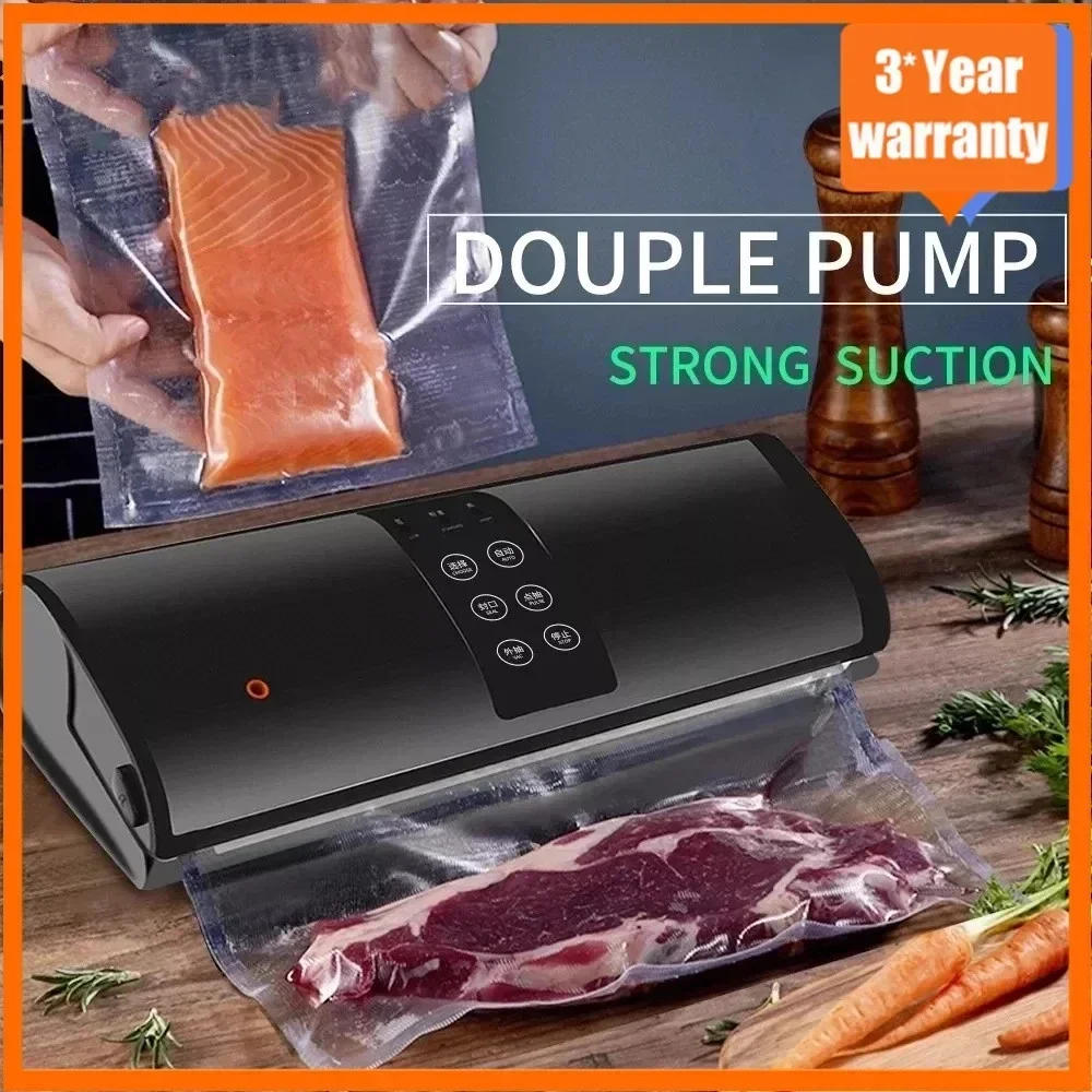 For  Best Electric Vacuum Food Sealer Packaging Machine For Home Kitchen Food Saver Bags Commercial Vacuum Food Sealing 280mm