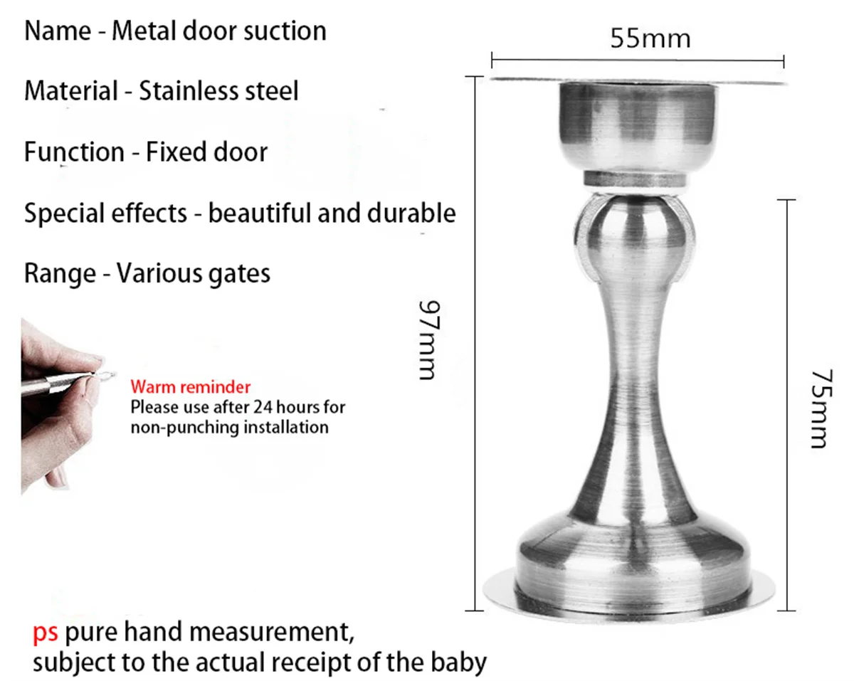 Stainless steel door suction cap door suction seat strong magnetic suction seat door contact seat door suction head door suction