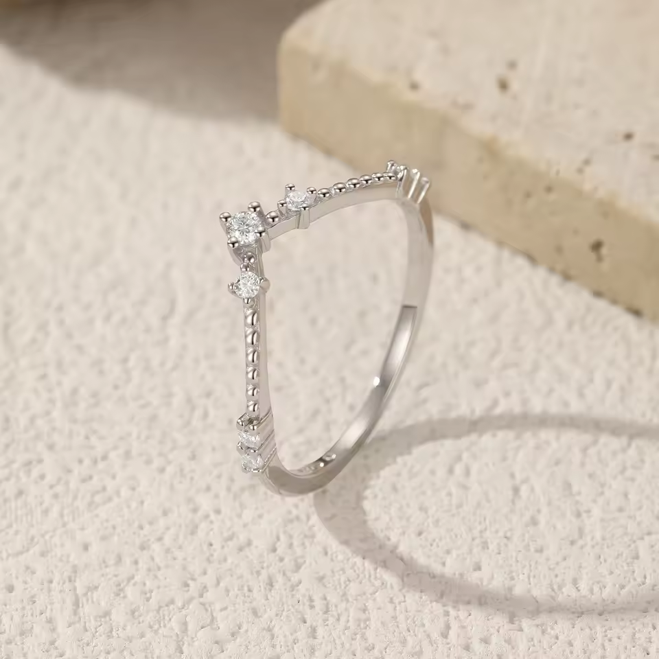 Detalle del anillo femenino