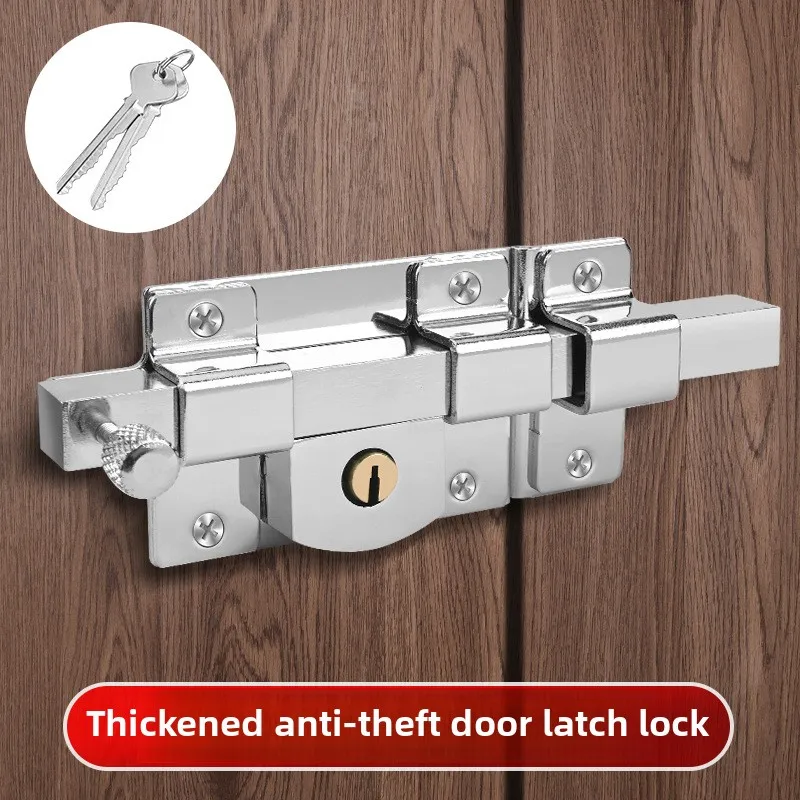 

Thickened Fence Door, Cross Key, Old-fashioned Exterior Lock, Anti-theft Door, Wooden Door, Mechanical Bolt Lock