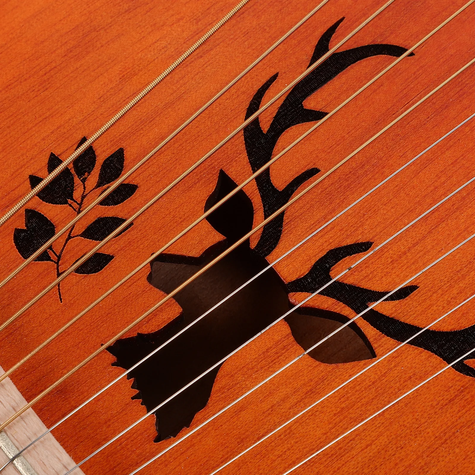 

1Set Lyre Harp 10 Strings Musical Instrument Kit Suitable for Beginners Children Tuning Wrench Picks Spare String