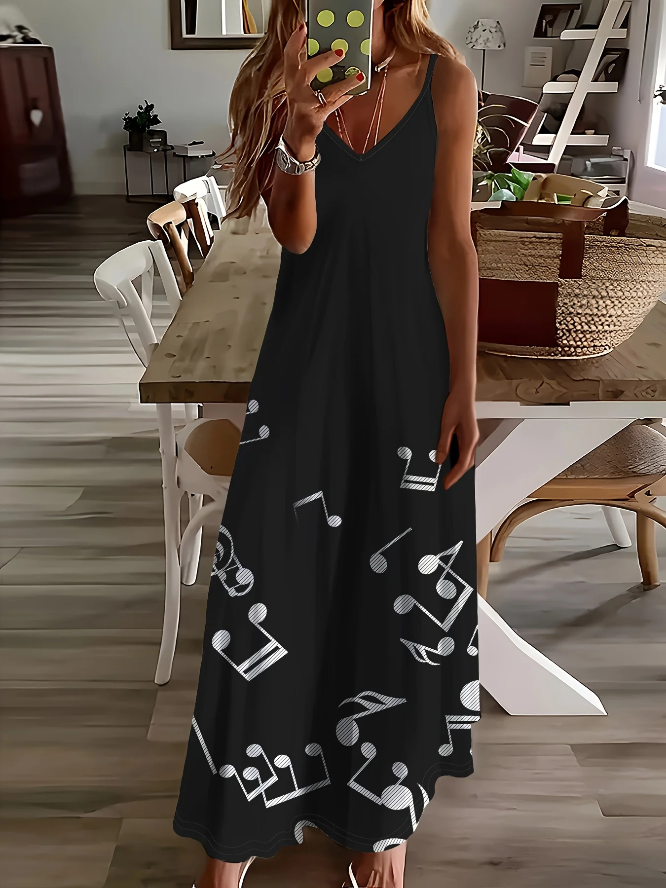 Vintage Langarm-Midikleid für Damen, Lässig-Elegantes Einfarbiges Fließendes A-Linien-Kleid, Herbst-Winter Garderoben-Essential
