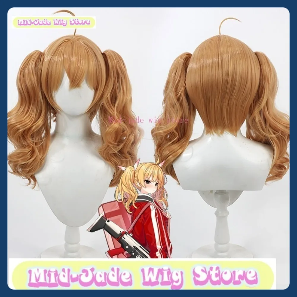 Mid-jade peruca loja arquivo azul ibaragi yoshimi cosplay peruca anime jogo rpg cabelo sintético trajes de halloween adereços