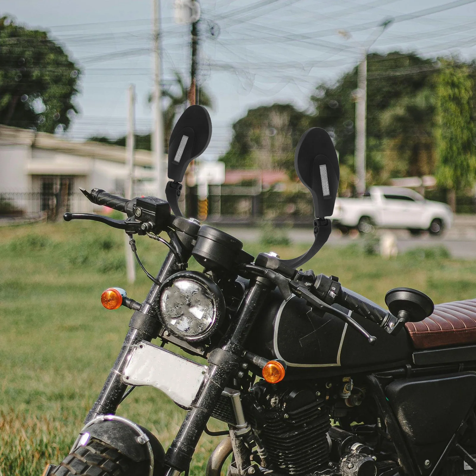 

2Pcs Bicycle Rearview Mirrors Adjustable Bike Mirror Durable Handlebar Mount for Ebike Safety Bike Rear View Mirror