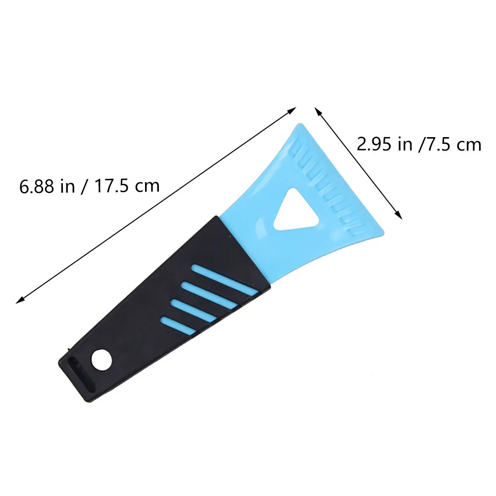 2Pcs Plastic Snow Shovel & Ice Scraper for Car Windows, Hood, Bumper, Trunk – Multi-Functional Snow Removal Tool
