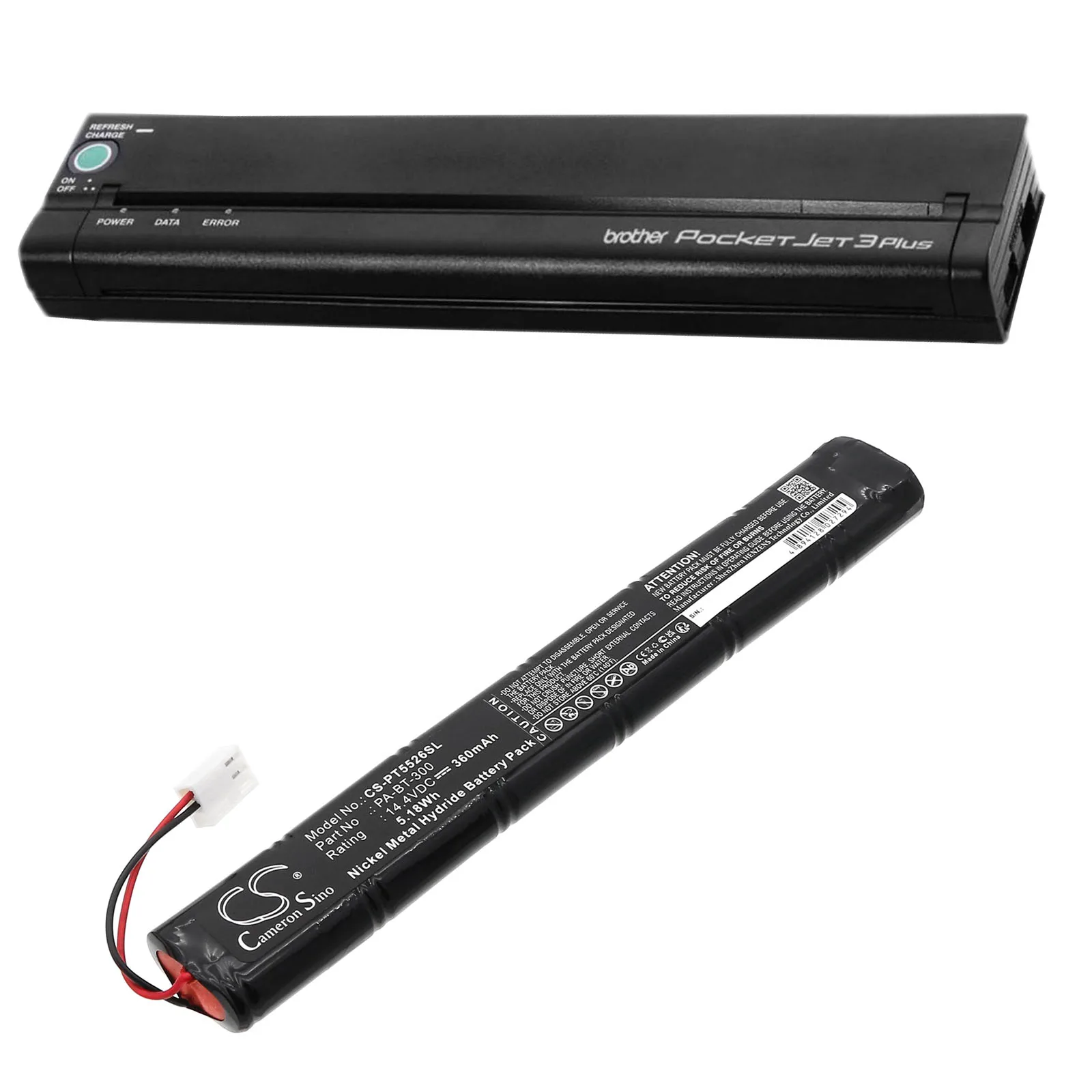 Portable Printer Battery for Brother PJ-520,PJ-522,PJ-523,PJ-560,PJ-562,PJ-563,PJ-622,PJ-623,PJ-662,PJ-663,PJ-673,PocketBook300