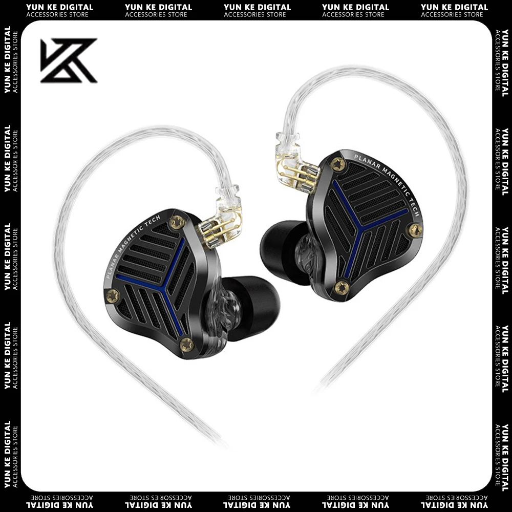 KZ PRX Earphones In Ear Wired Planar Driver Music Headphones Dynamic Coil HiFi Bass Monitor Earbuds Headset Customized Gifts