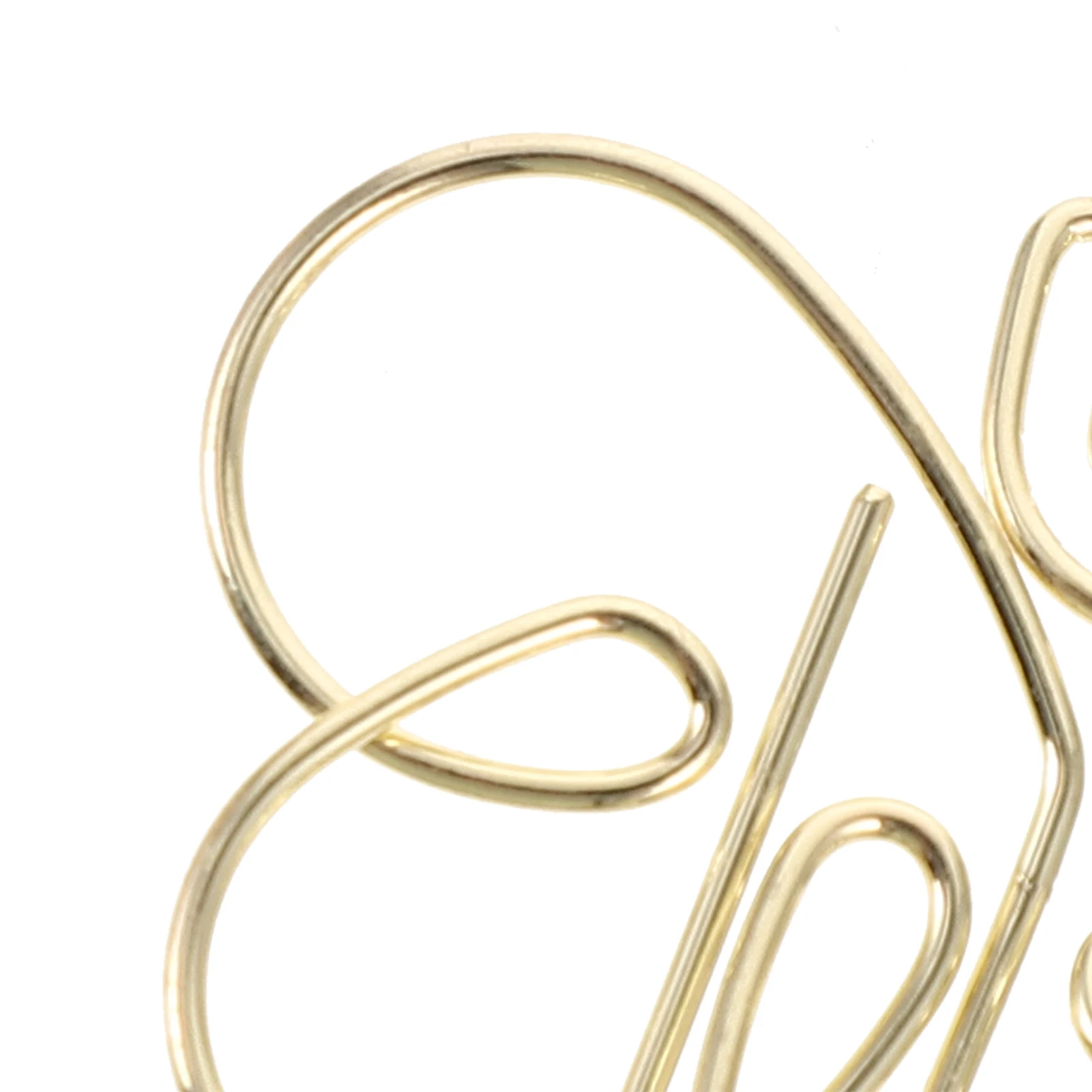 

20pcs Bee Shaped Paper Clips Zinc Alloy Golden Rose Gold 12 Each Office Supplies Creative Memo Document Clamps Small Size