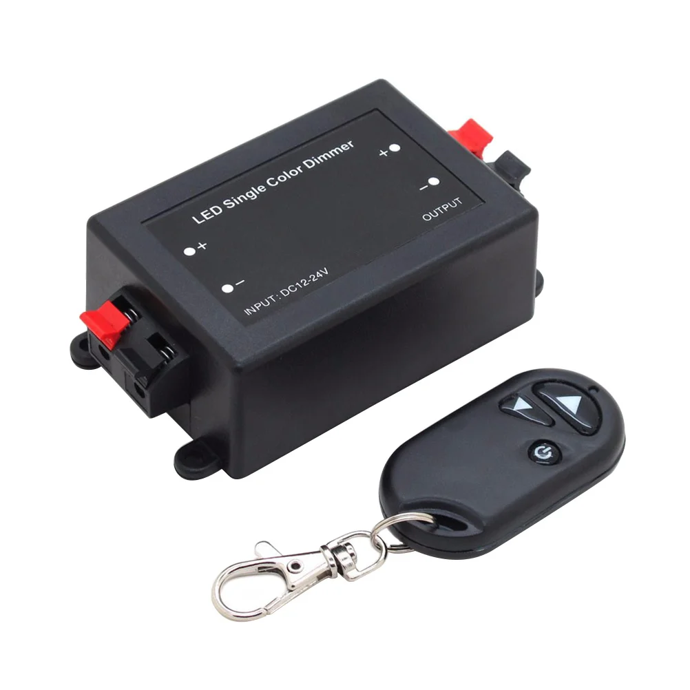 

LED Single Color Dimmer Controller Dc 12V 24V Remote Control Brightness Adjuster Pwm Digital Dimming for LED Lighting