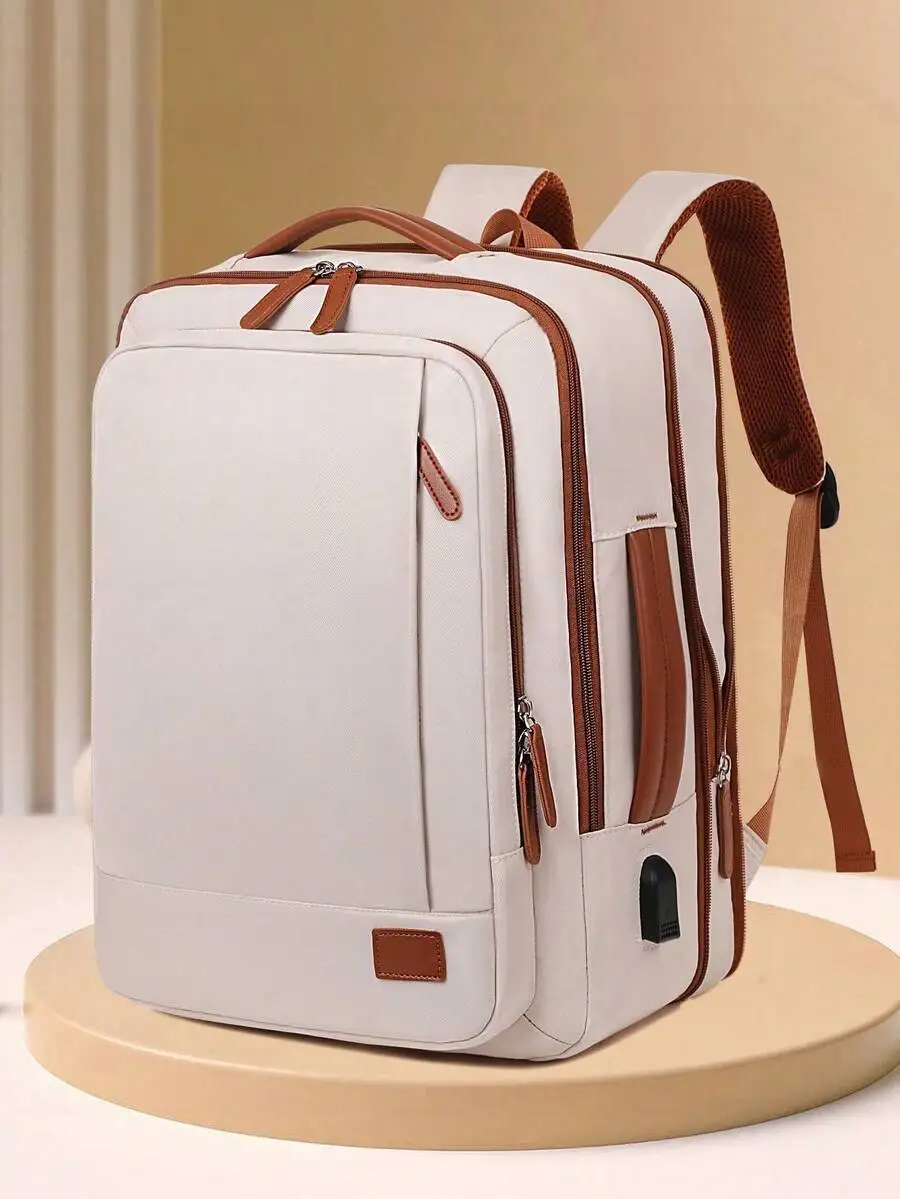 Carry-On Travel Backpack, Flight Approved 40L Personal Item Bag, Trolley Sleeve, Laptop Sleeve, Storage Pouches, Weekender Bag,