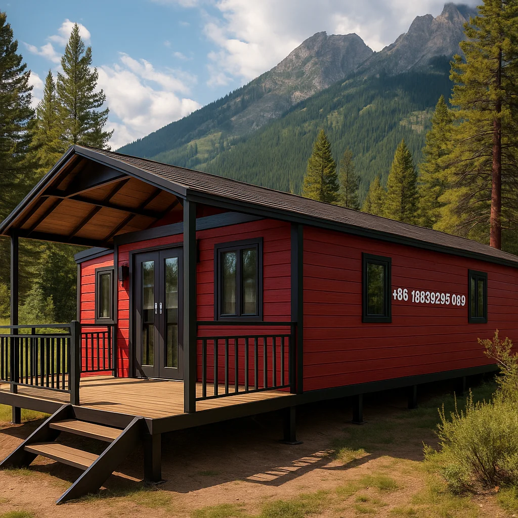 Pre-made Portable Building 20ft 40ft Expandable Homes Prefab  Expandable Container House Home OfficeSolar Powered Small Houses