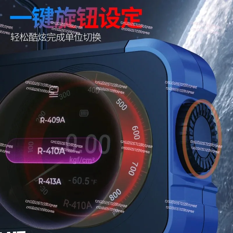 Electronic watch double watch 72 kinds of refrigerant built-in VRM2-X digital display colorful screen refrigerant plus fluorine