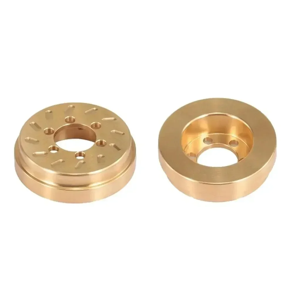 2PCS Brass 63g Internal Counterweight for 1.9 2.2 inch Wheel Rims Axial SCX10 90046 D90 TF2 Trxs TRX4