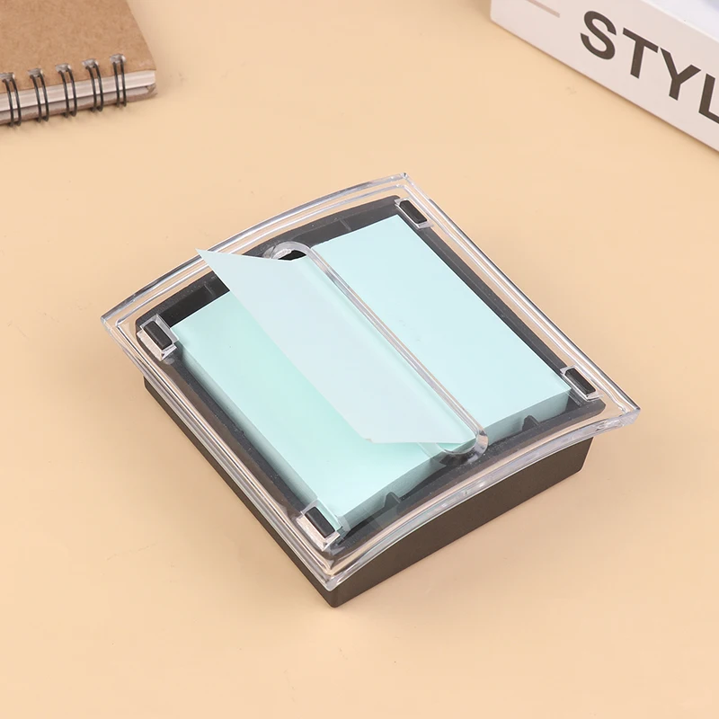 Sticky Note Holder Clear Color Acrylic Notes Dispenser Note Holder Sticky Notes Organizer For Desk Supplies Classroom