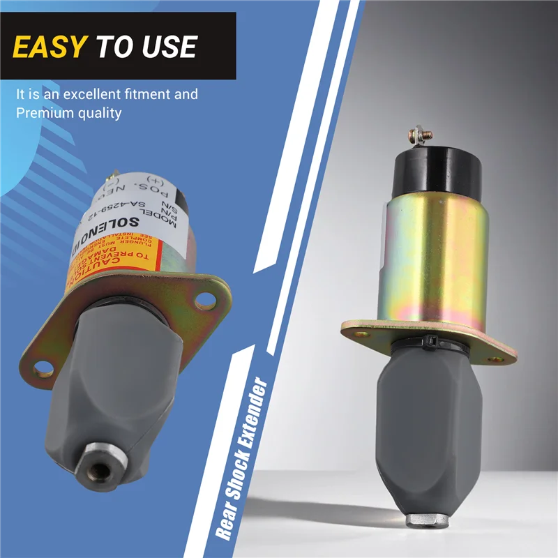 

Durable-Fuel Shut Off Solenoid SA-4259 1751-12A6U1B1S5 1751-24A6U1B1S5 For Kubota Cummins