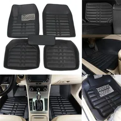 5pcs Car Floor Mats Foot Pad Anti-Slip Car Carpet Mats for The Car Mats Auto Universal Zwarte Auto Styling Interieur
