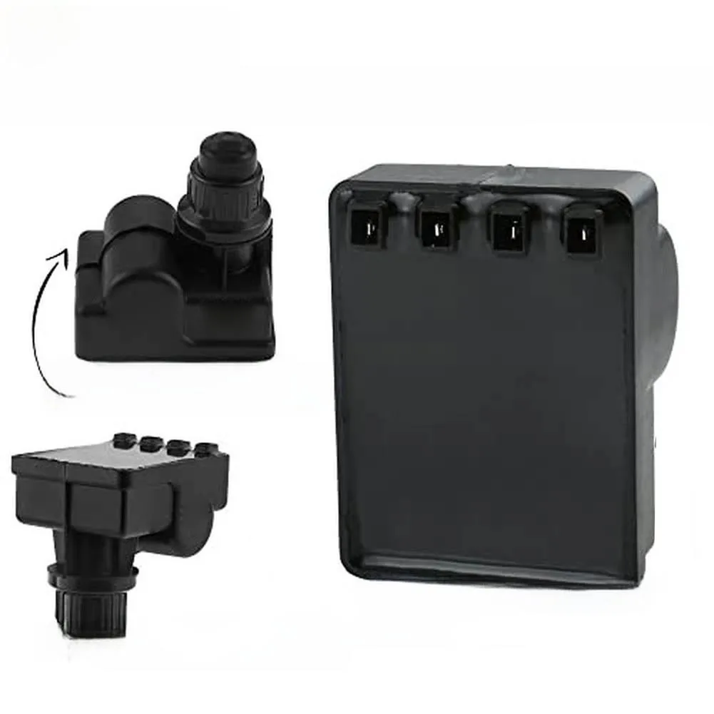 Gas Grill Igniter Kit with 4 Outlet Push Button and Four Spark Electrodes for 28 Inch For Griddle Compatibility