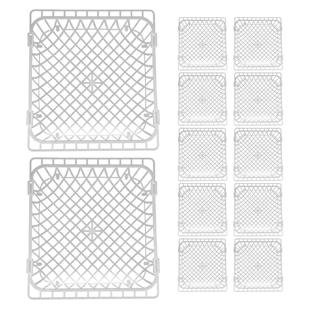 

12Pcs Plastic Pigeon Nesting Bowl for Bird Cage Breeding Hatching Quail Parakeet Nest Supplies Pigeon Coop Nest