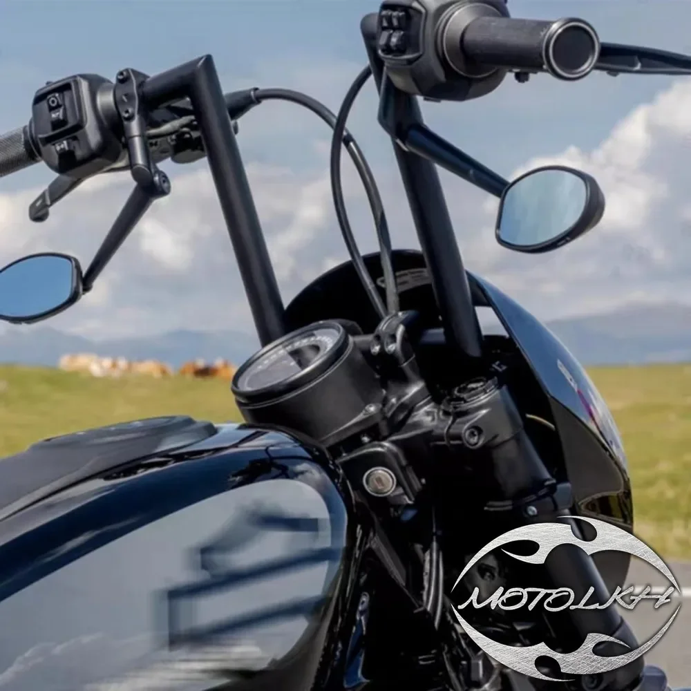 

Motorcycle 1-1/4 inch Handlebar Handle Bar 10"/12"/14" Rise Handle Bar For Harley Nightster 975 2021-2024