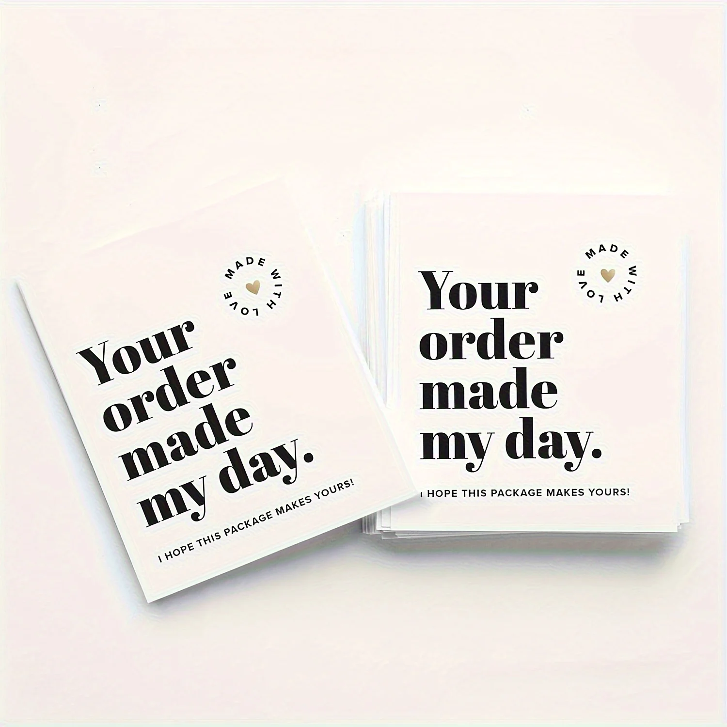 Business Thank You Cards - Essential Packaging for Expressing Gratitude To Your Customers, Simple Thank-you Card Postcards