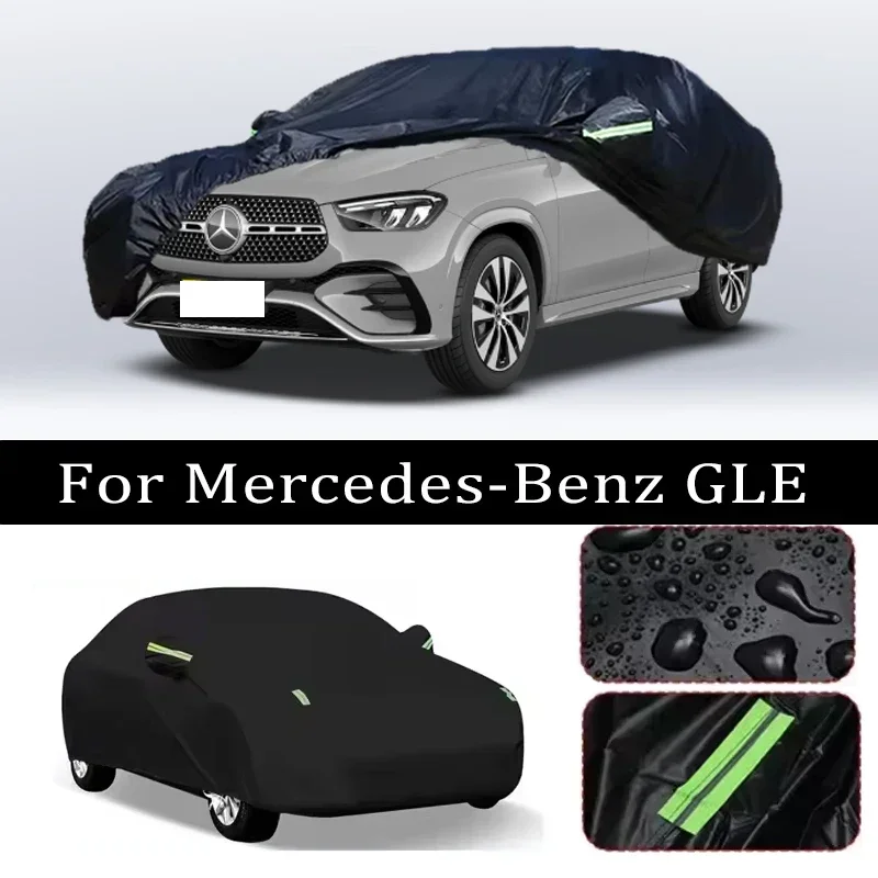 

For Mercedes-Benz GLE Car Covers Outdoor Waterproof Dustproof Sun Rain Snow Protection Thick Oxford Cloth Full Car Accessories