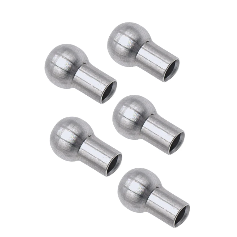 Gym Pulley Machine Cable Eye Connector 5pcs Set With Wire Rope Port Joint Stopper For 5mm Diameter Steel Cable Applications - view 3