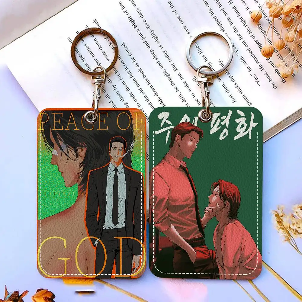 Peace of God bl Anime Personalised Print Card Holder Suitable for Holder Girls Door Card Case Women Badge Holder Keychain