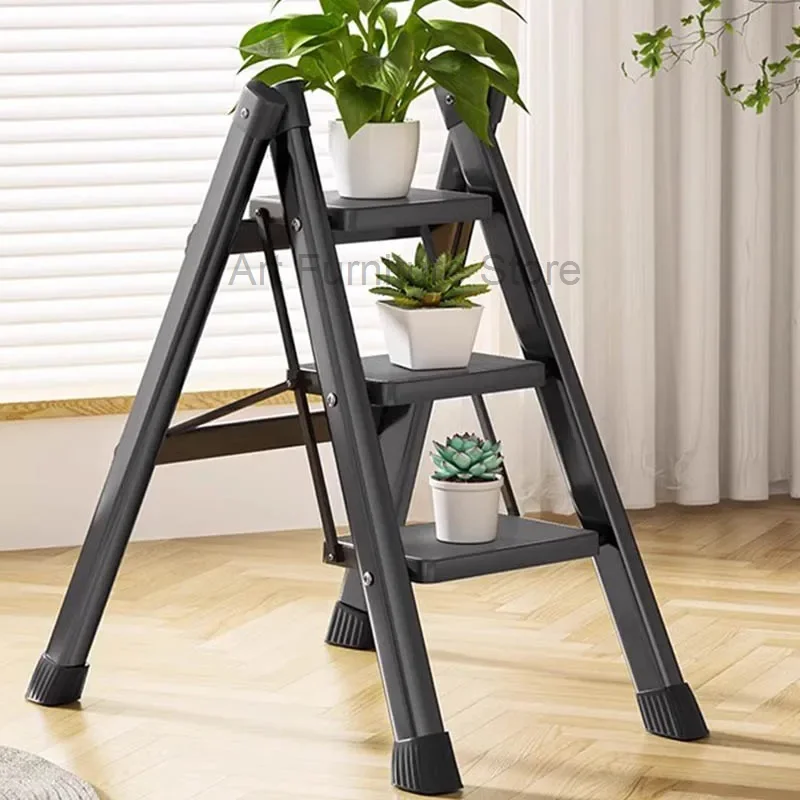 

Lightweight Foldable Step Stools Small Outdoor Luxury Decorative Telescoping Ladders Platform Kitchen Escalera Home Furnitures