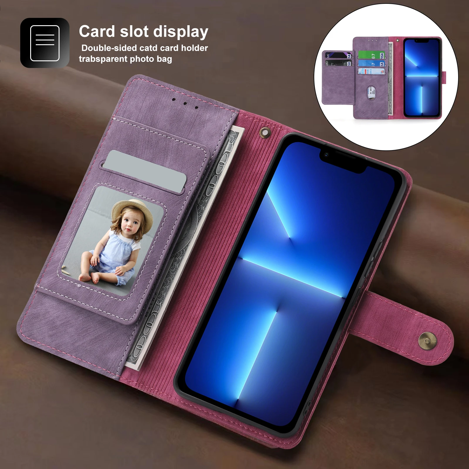 Flip Magnetic Leather Phone Case For OPPO Find X5 X3 X2 Pro Lite A52 A72 A92 A57 A59 A54 A53 A55 A73 A94 A16 Card Slot Bag Cover