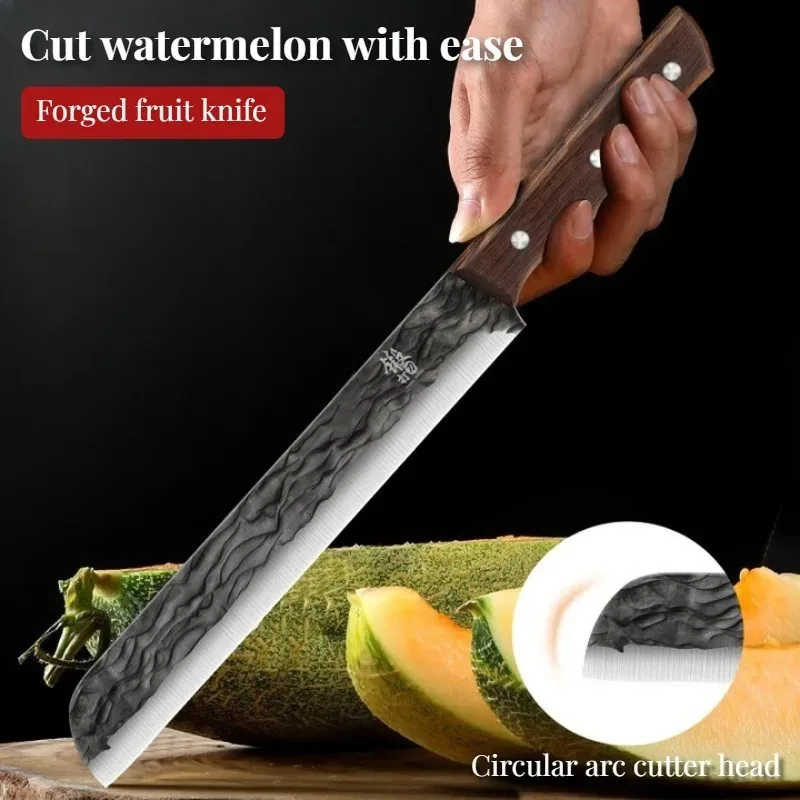 

Forged watermelon fruit knife, multifunctional fruit knife, commercial cast watermelon knife, household fruit knife