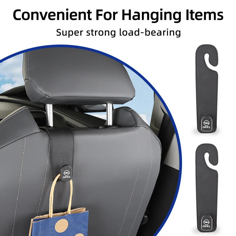 Car Seat Back Headrest Hook Bags Clip Hanger Auto Interior Accessories For Opel Corsa Astra Insignia Vectra Zafira Meriva Mokka