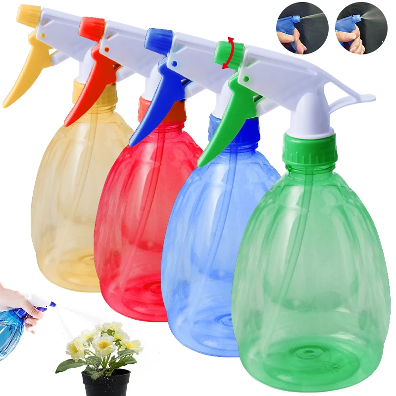 

Plastic Spray Bottle Empty Refillable Spray Water Bottle for Skin Care Pet 500ml/17oz Water Mist Sprayer Two Models Spray Bottle