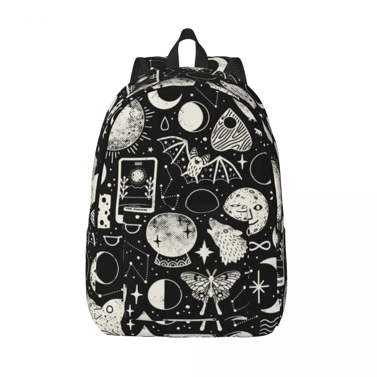 

Lunar Moon Eclipse Backpack for Boy Girl Kids Student School Book Bags Space Stars Canvas Daypack Preschool Kindergarten Bag