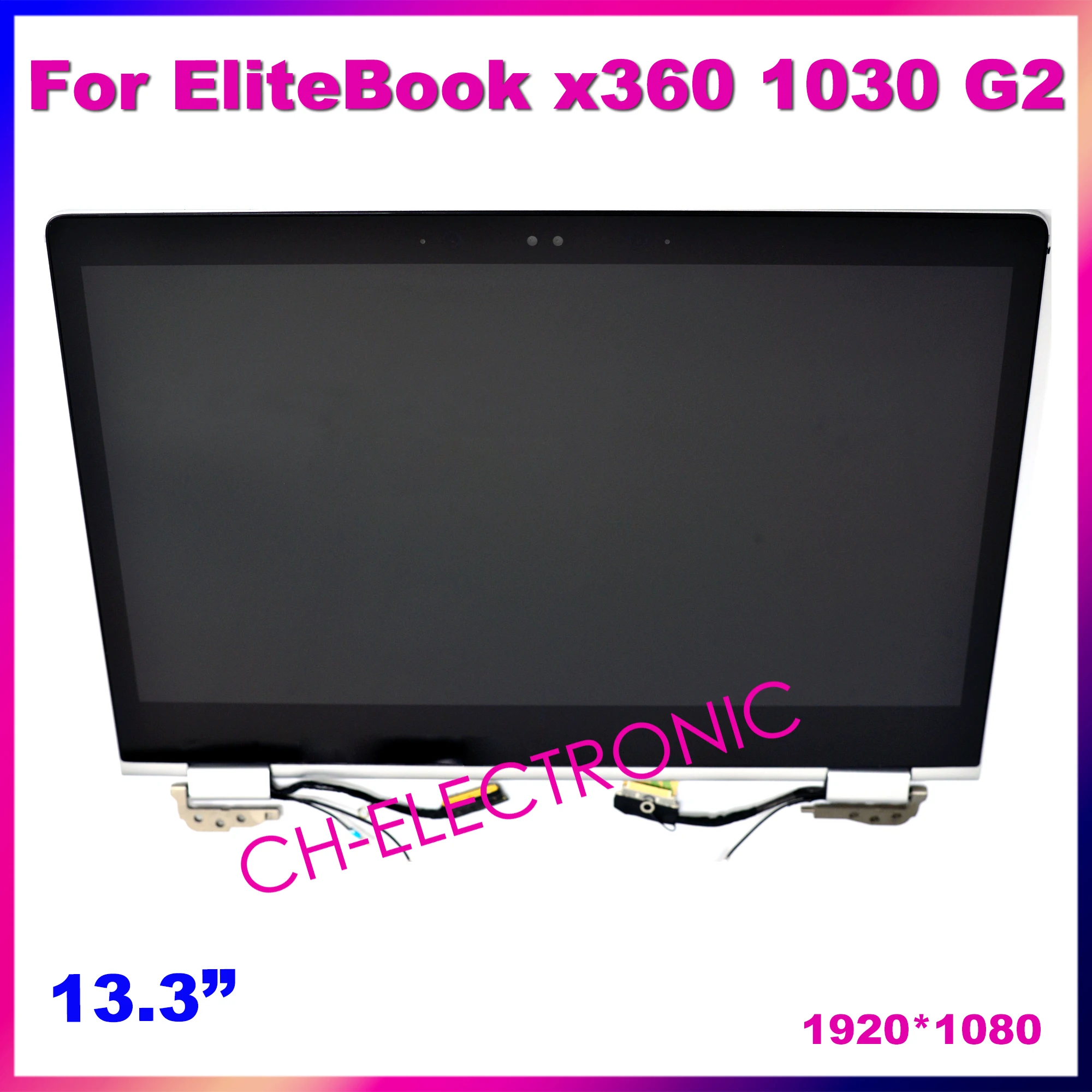 

13.3 inches LCD Screen Display Assembly FHD 917927-001 For HP EliteBook x360 1030 G2 Touch Screen Digitizer Full Assembly Sliver