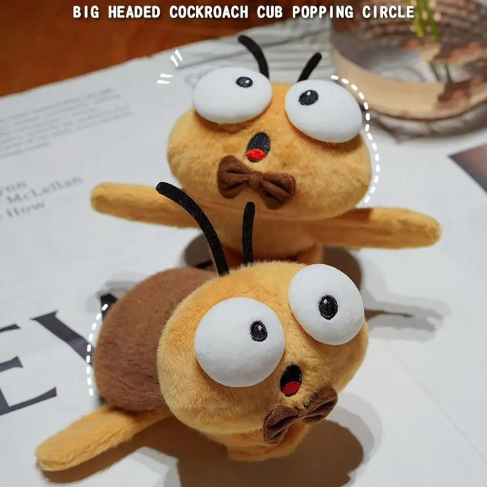 

Clap Circle Toy Cockroach Plush Slap Bracelet Wristband Soft CockroachSlap Snap Doll Toy 21cm Cute Cockroach Plush Hand Ring