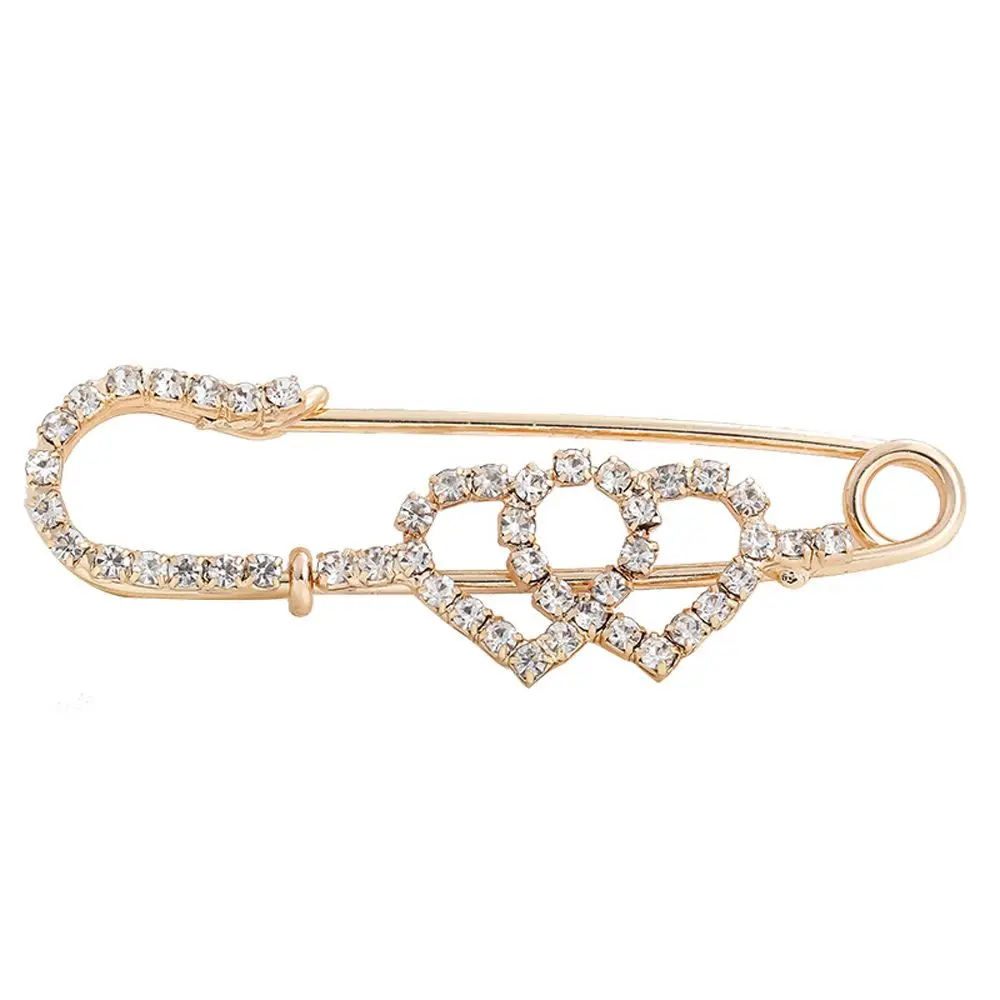 مجوهرات الحفلات وشاح حريري مشبك مكافحة التعرض بروش تشديد حزام دبوس الكورية مشبك دبوس سترة السراويل دبوس المرأة بروش #5