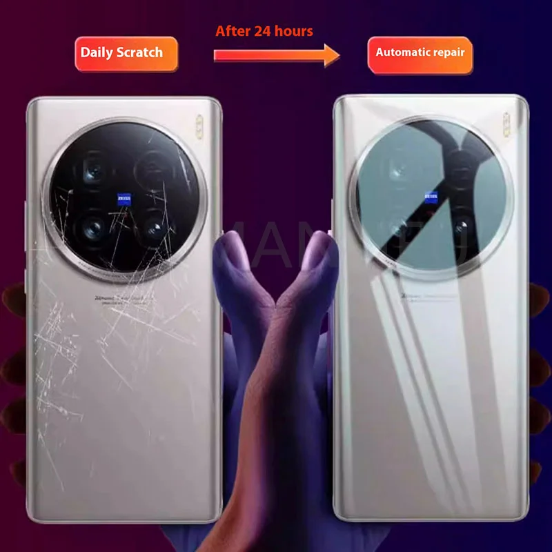 3PCS Back Matte Hydrogel Film For vivo X200 Pro mini Full Cover Clear TPU Screen Protector vivo X200 Pro No Glass