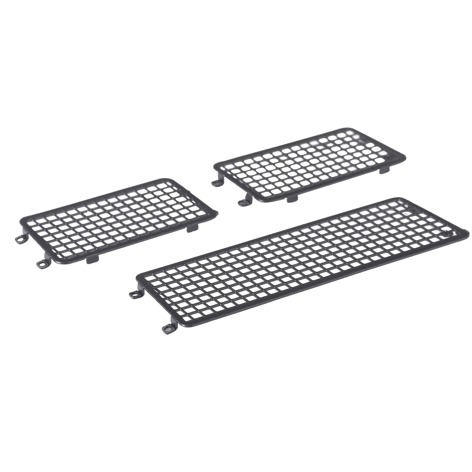 DJCRAWLER Metal Stereo Window Mesh Side Rear Window Mesh Net for TRX-4M 1/18 Bronco TRX4M RC Climbing Car Upgrade Accessories